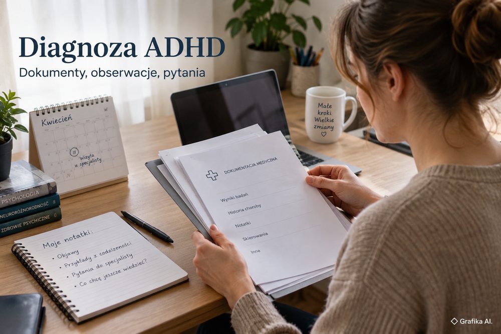 Przygotowanie dokumentacji i obserwacji przed konsultacją diagnostyczną ADHD